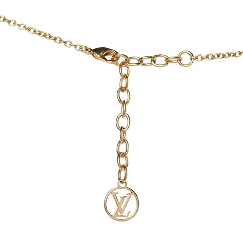 louis vuitton v necklace silver|louis vuitton initial necklace.